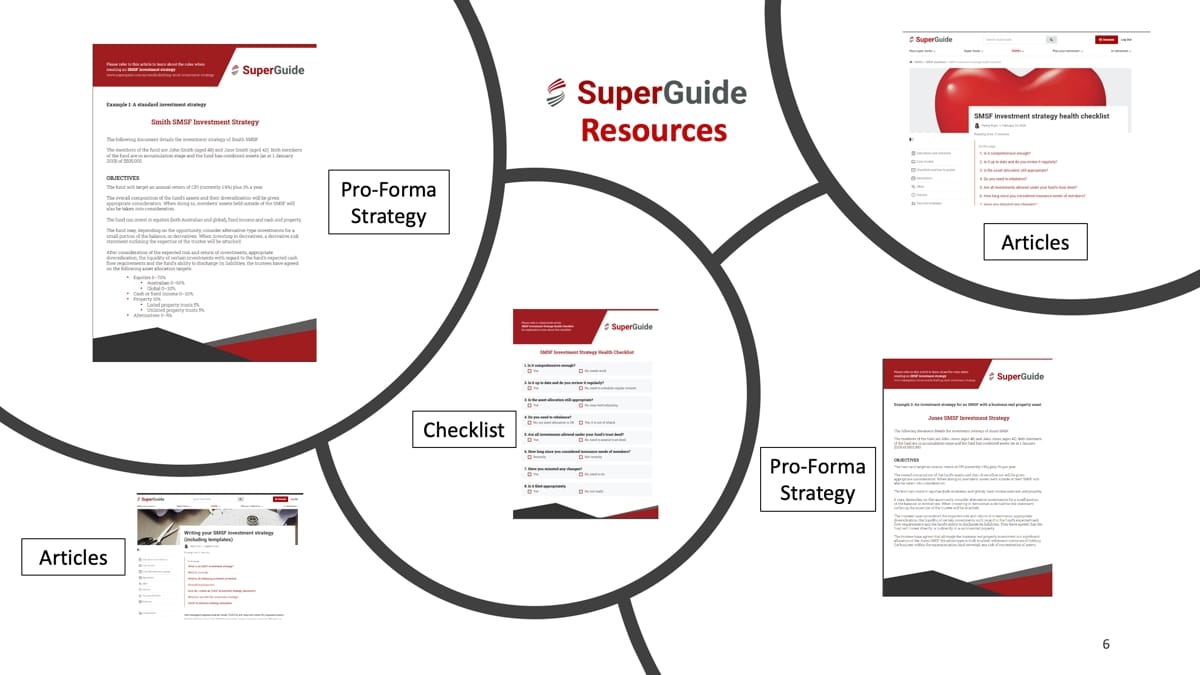 SMSF investment strategy SuperGuide
