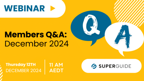 Webinar: SuperGuide members Q&A (December 2024)